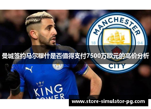曼城签约马尔穆什是否值得支付7500万欧元的高价分析
